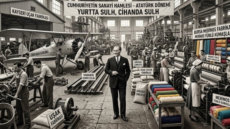 Yoktan Var Edilen Bir Ülke: Atatürk Dönemi Fabrikaları ve Toplumsal Aydınlanma Hamlesi