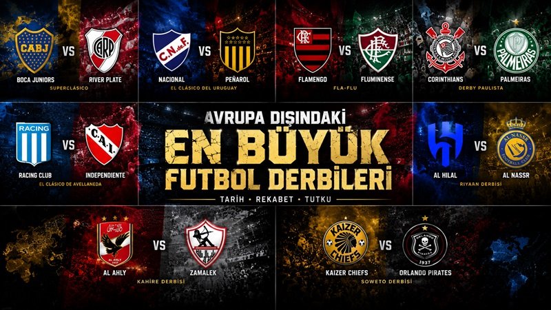 Avrupa Dışındaki En Büyük Futbol Derbileri ve Hikâyeleri