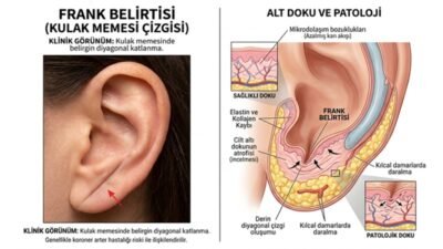 Frank Çizgisi Nedir? Kulaktaki Çizgi Kalp Hastalığıyla İlişkili mi?