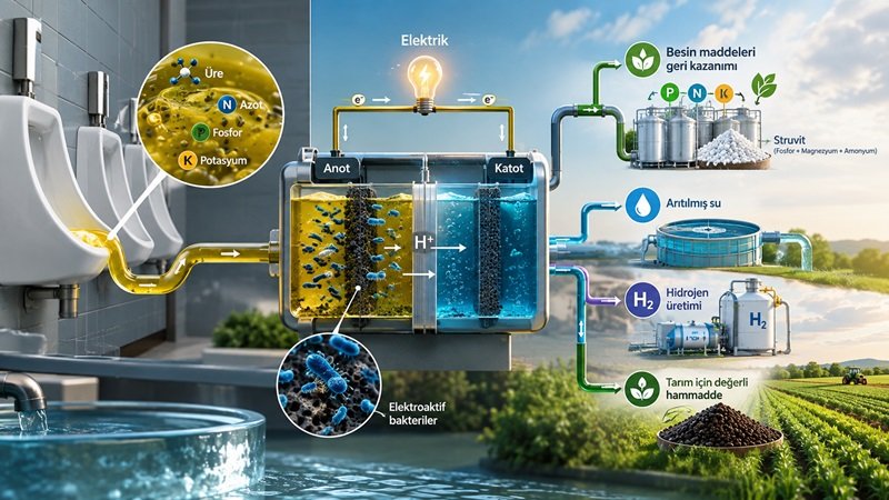 İdrardan Elektrik Üretmek: İnsan Atığının Enerjiye Dönüşen Hikâyesi