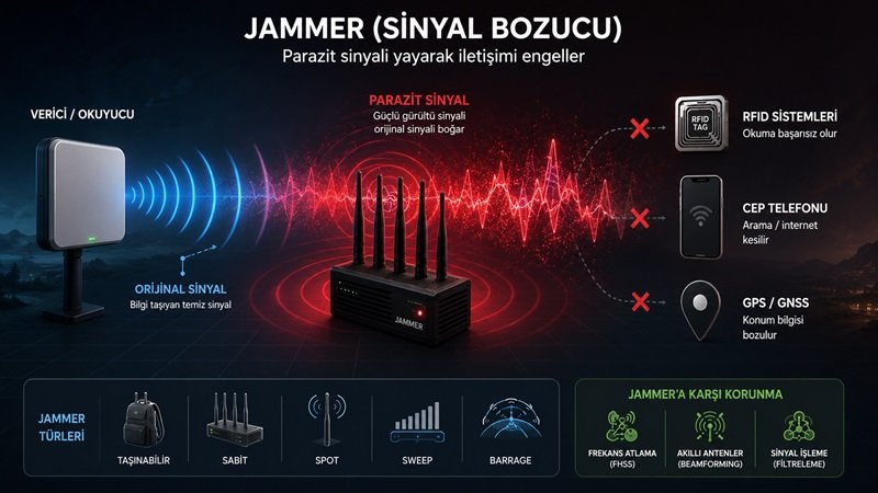 Jammer (Sinyal Bozucu) Nedir? Çalışma Prensibi, Türleri ve Anti-Jamming Teknolojileri