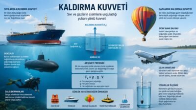 Kaldırma Kuvveti: Sıvı ve Gazların Cisimlere Uyguladığı Kuvvet