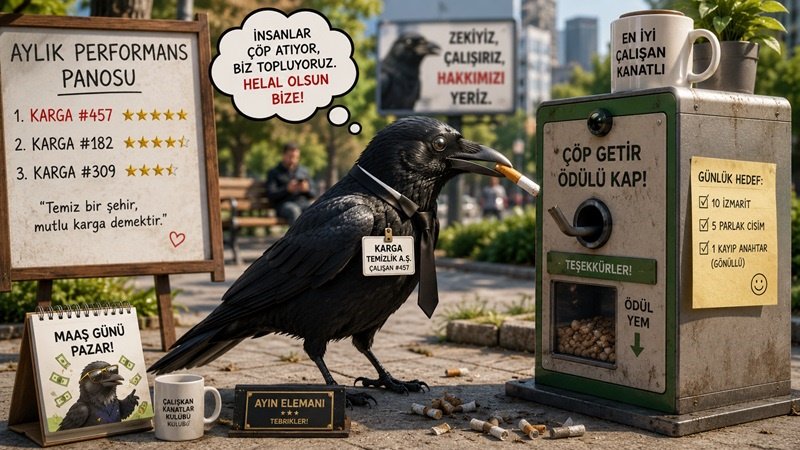 Kargalara Maaş Bağlamak Mümkün mü? Kargaların Zekâsını Test Eden Projeler