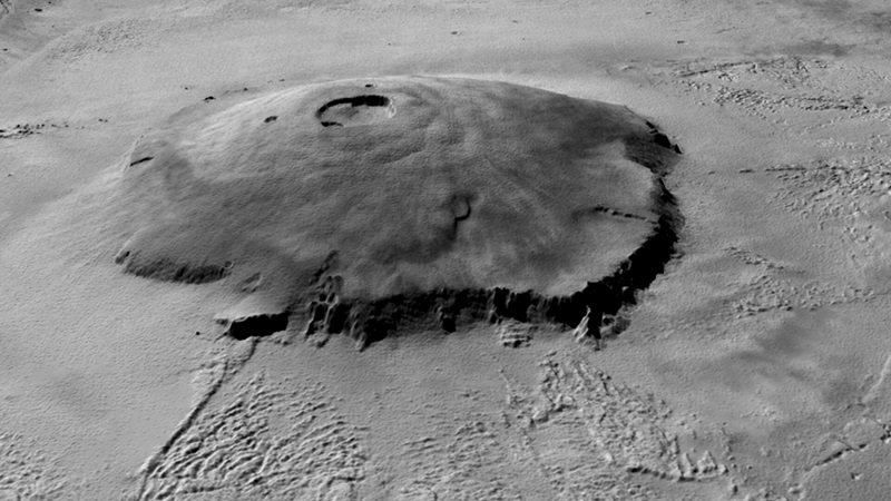 Mars’taki Olympus Mons: Kızıl Gezegenin Dev Volkanı