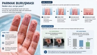 Neden Parmaklarımız Suda Buruşur? Vücudun Suyla Temasındaki İlginç Tepki