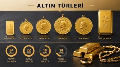Türkiye’de Altın Türleri Nelerdir? Gram, Çeyrek, Ata ve Külçe Altın Arasındaki Farklar